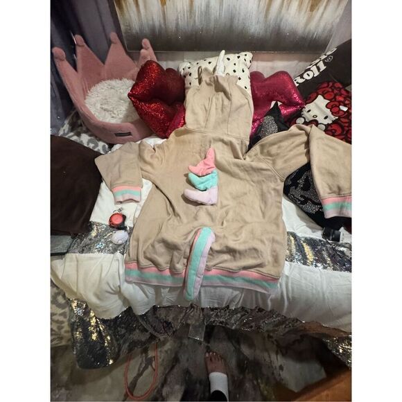 VS Pink Vintage Tie Dye Pullover Hoodie - Picture 4 of 9